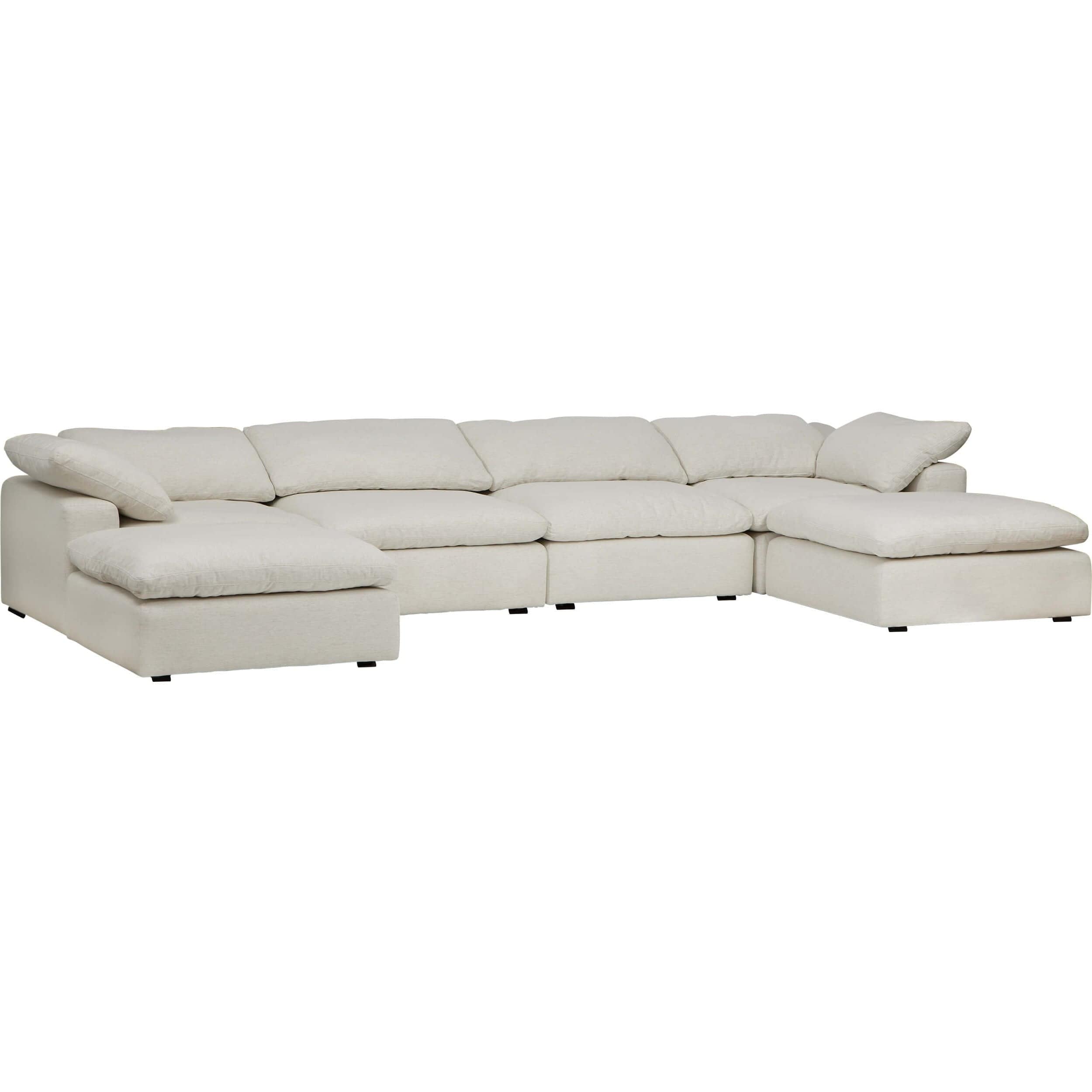 Image of Mateo 6 Piece Modular Sectional, Nomad Snow