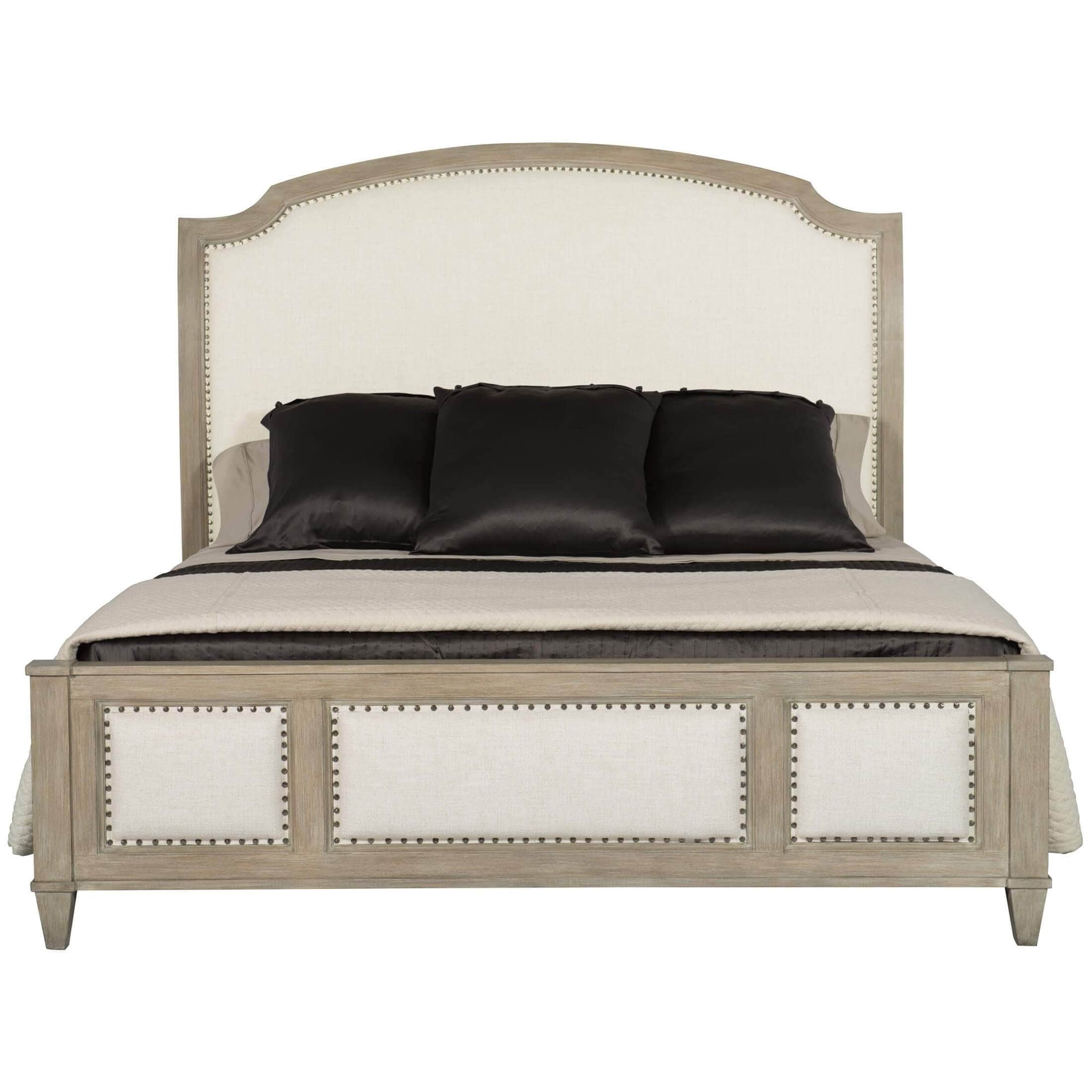Image of Santa Barbara Upholstered Sleigh Bed