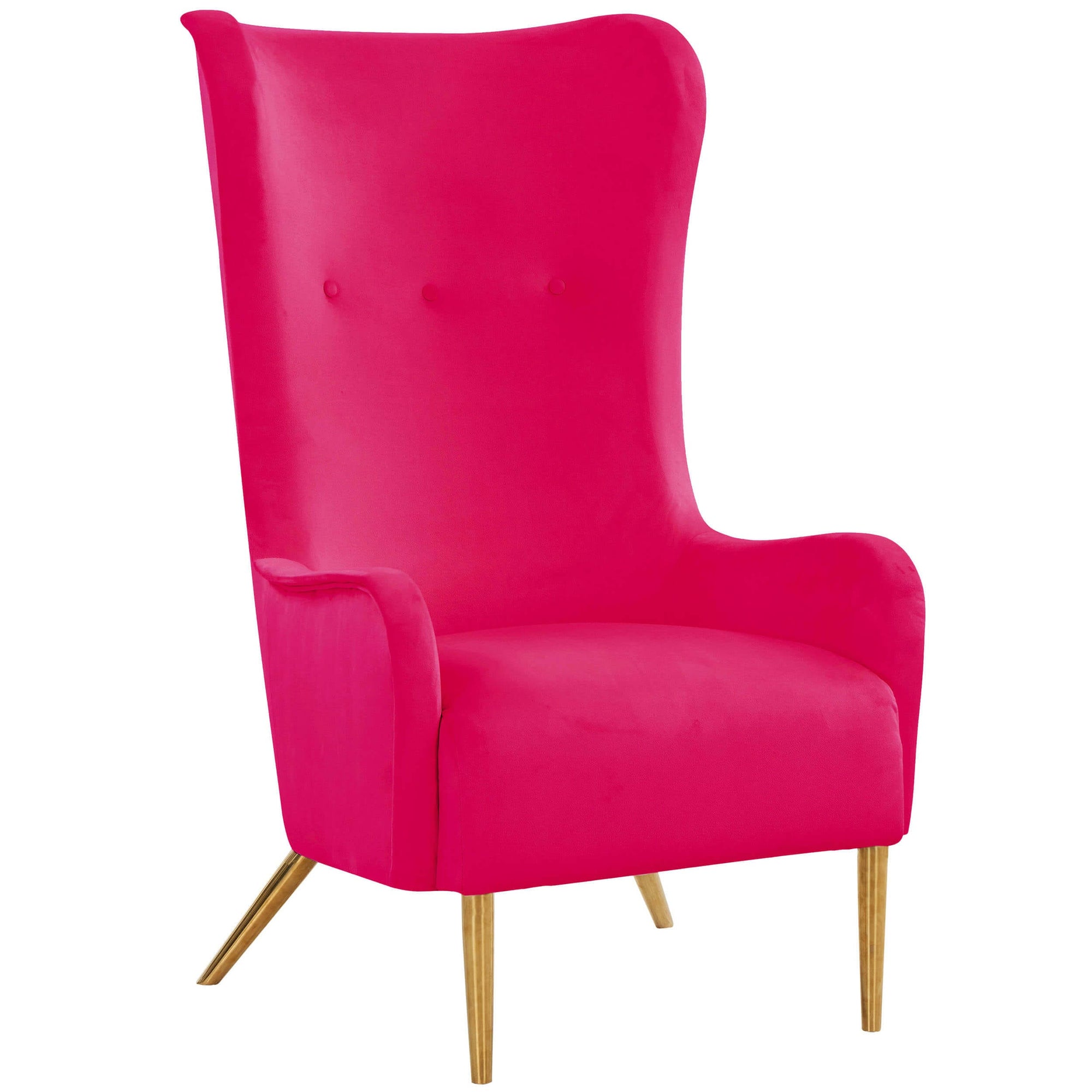 velvet tall chair