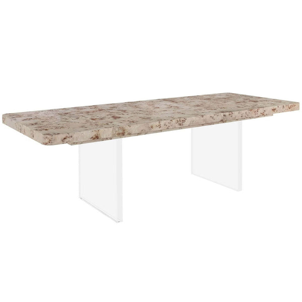 Brooklyn Dining Table, Blonde Yukas – High Fashion Home