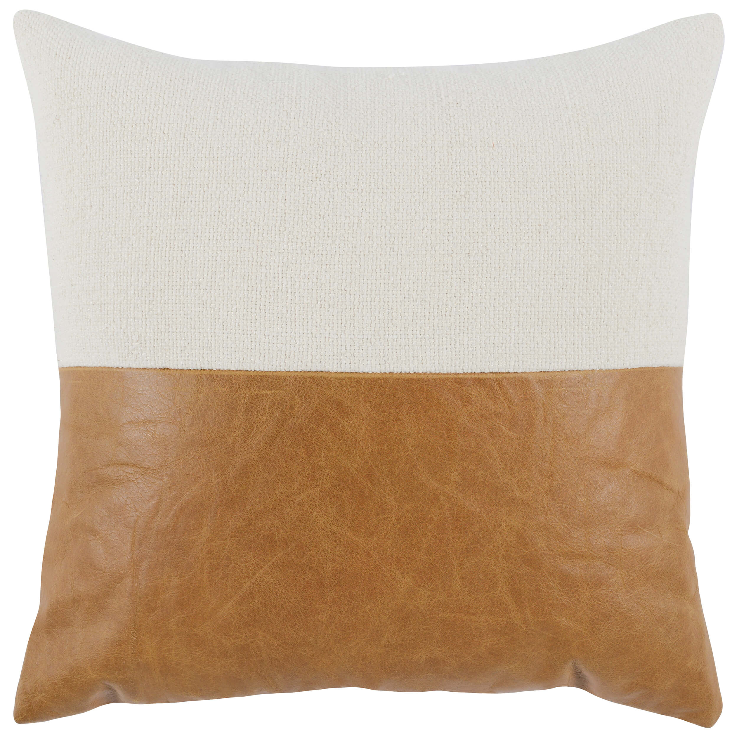 Image of Canyon Pillow, Ivory/Chestnut