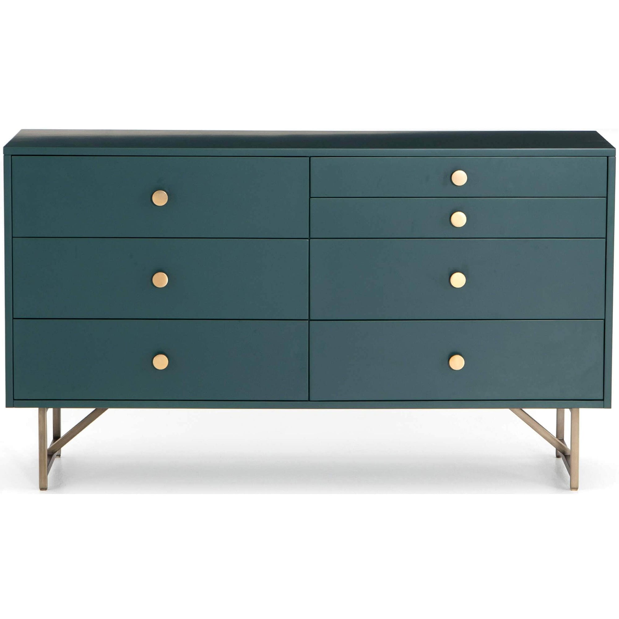 Van 7 Drawer Dresser Juniper Green High Fashion Home