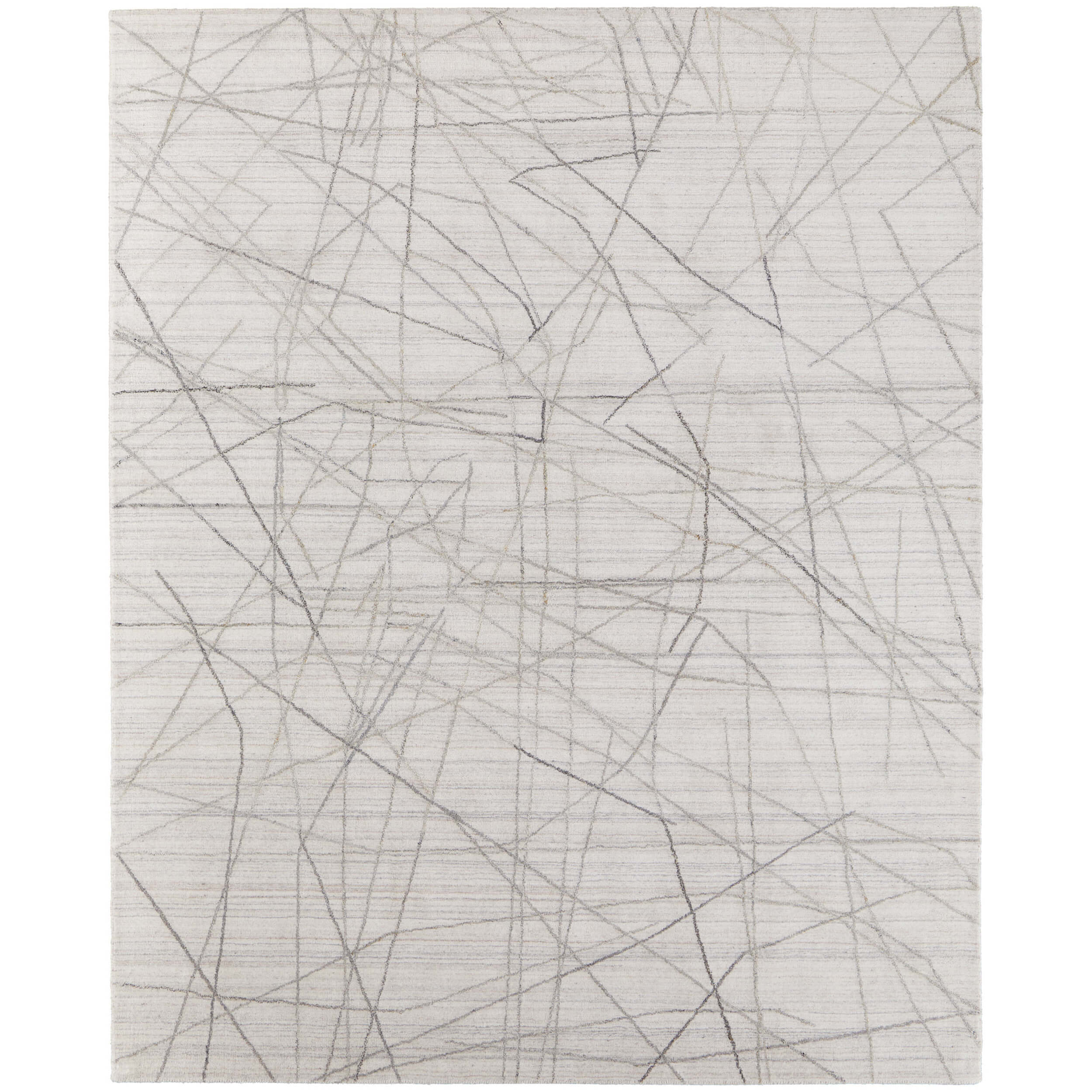 Image of Feizy Rug Whitton 8894F, Ivory/Charcoal