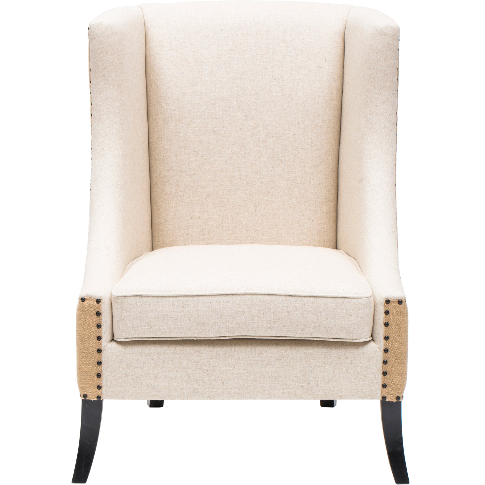 Aiden Chair Linen And Burlap High Fashion Home