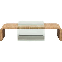 Amani Rope And Glass Coffee Table - Modern Furniture - Coffee Tables - High Fashion Home