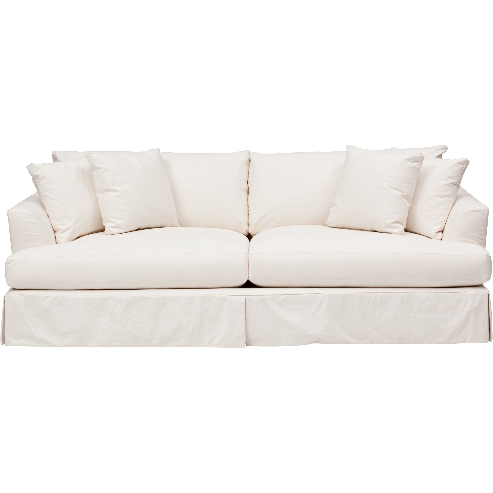 white sofa slipcover cotton