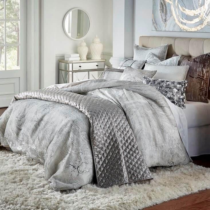 Granite Marble Duvet Cover Grey High Fashion Home