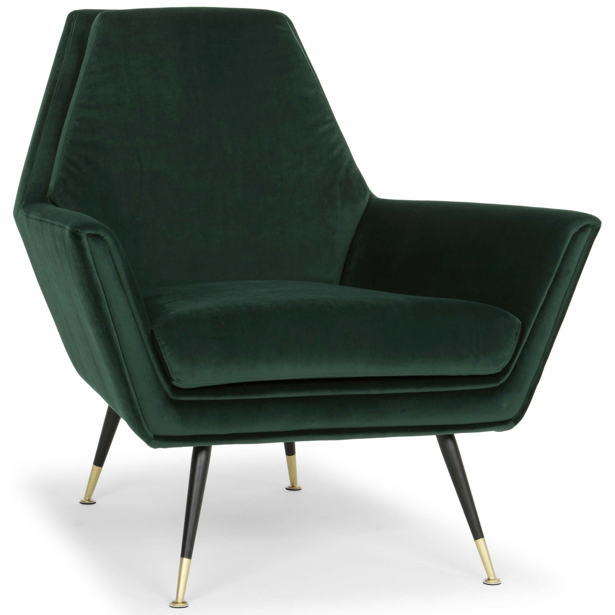 vanessa chair emerald green – high fashion home