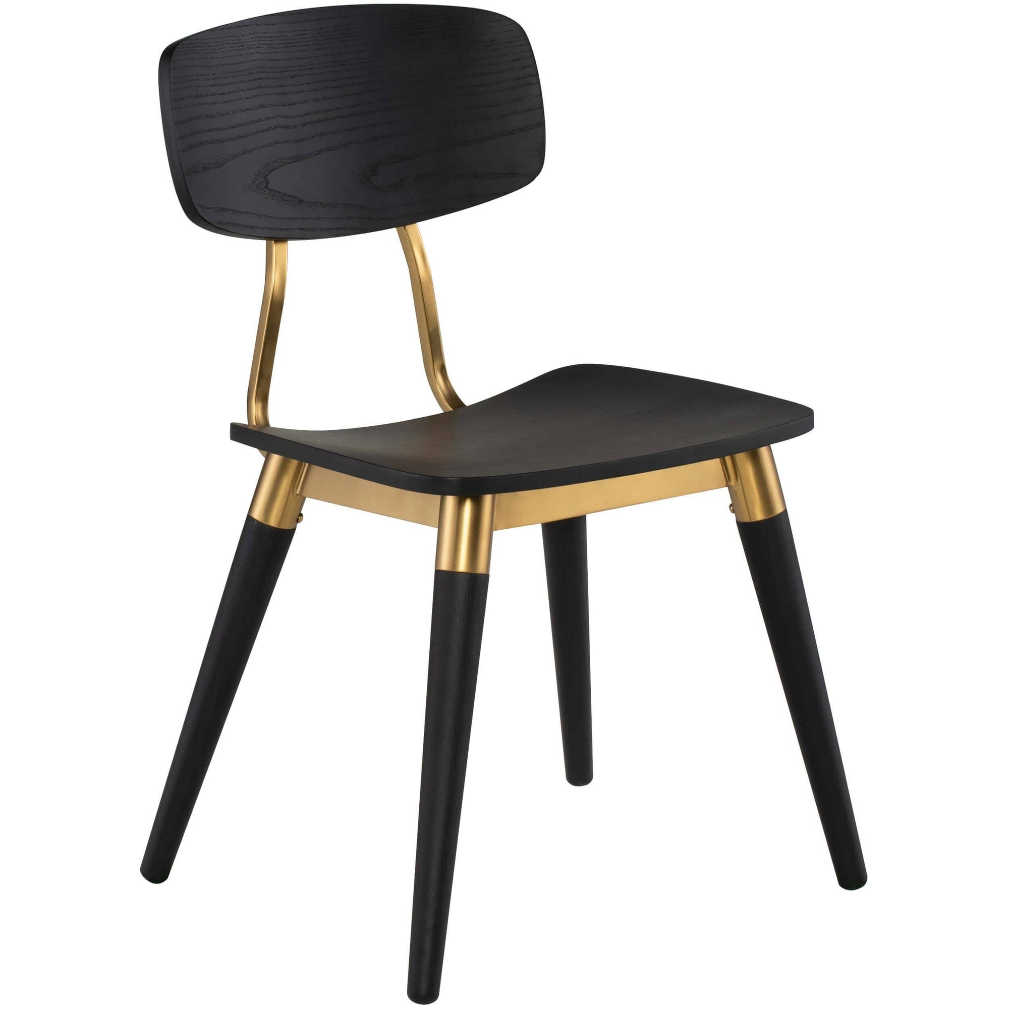 scholar dining chair blackgold – high fashion home