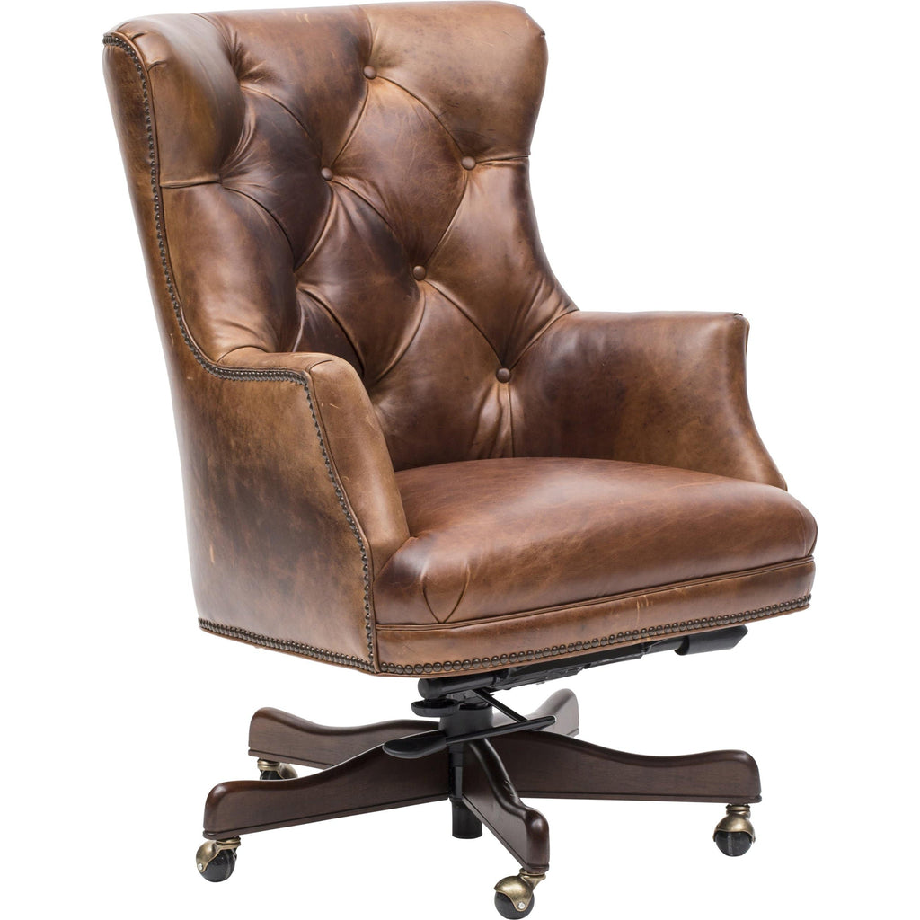 Bradley Executive Leather Office Chair, Parthenon Temple – High Fashion Home
