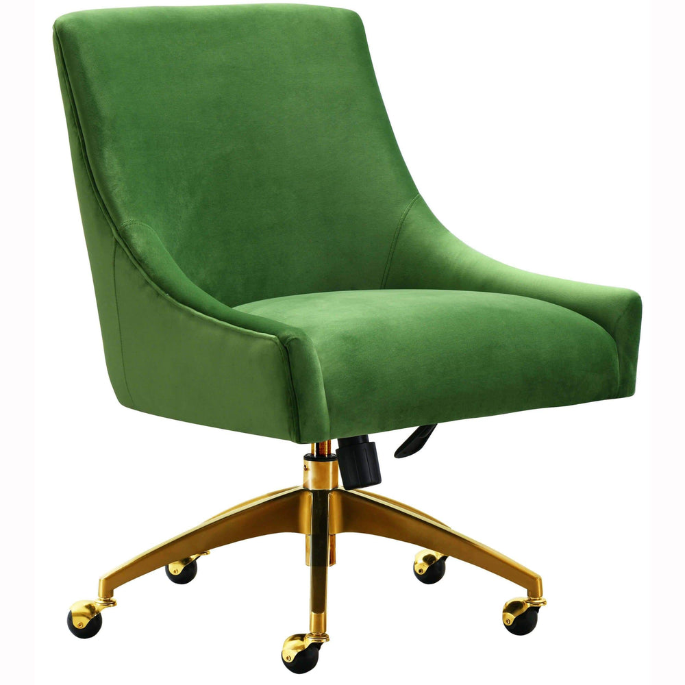 Beatrix Swivel Office Chair, Green – High Fashion Home