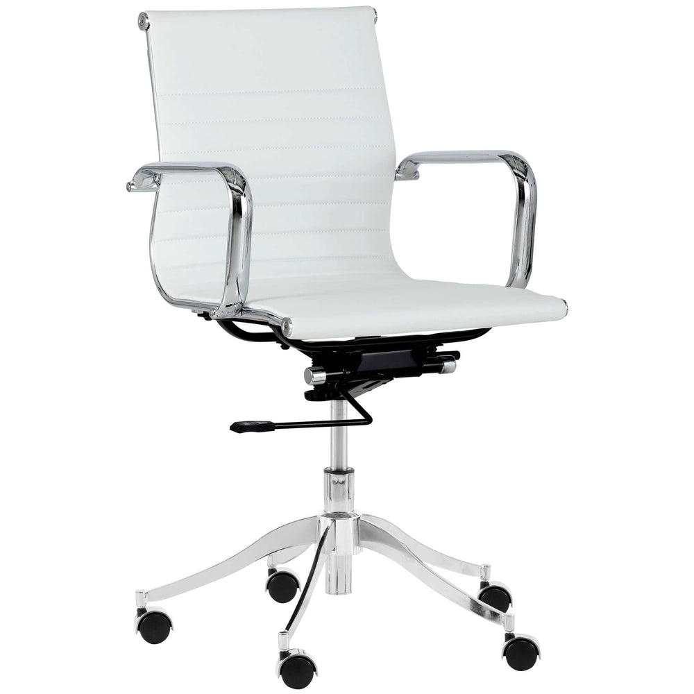 Tyler Full Back Office Chair, Snow – High Fashion Home