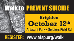 Walk with AFSP to help Prevent Suicide.