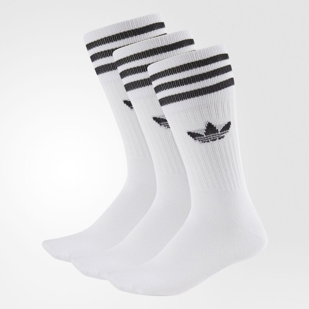 Solid Crew Socks Men adidas S21489 White – Alta