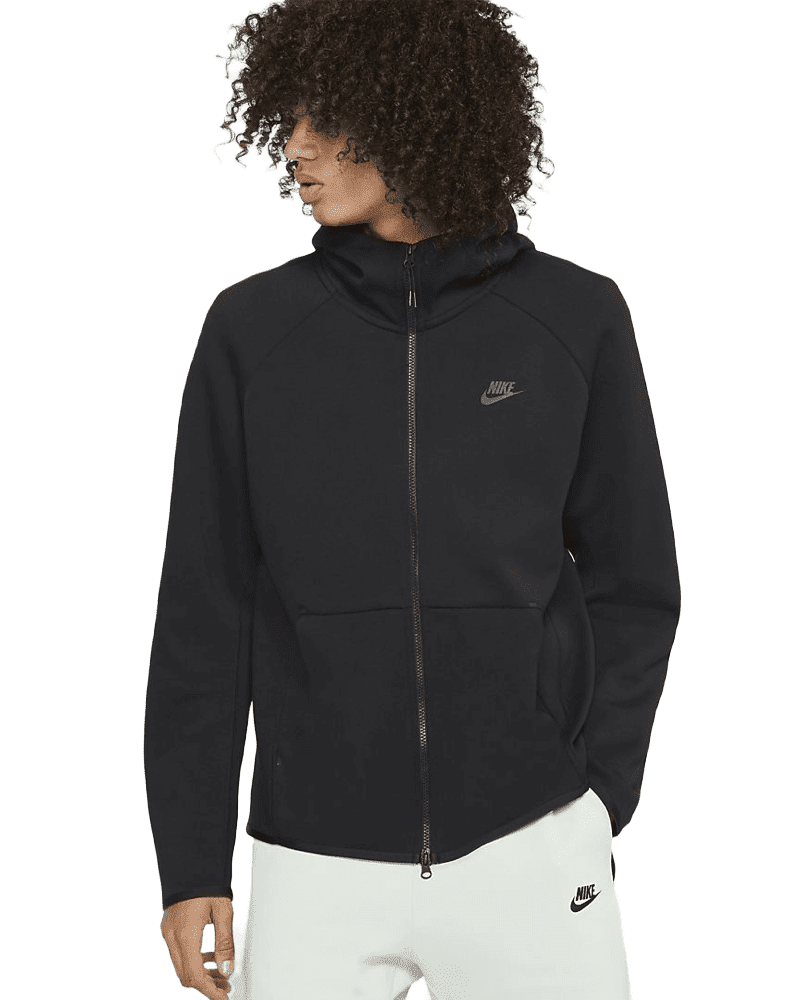 mens black nike tech fleece hoodie