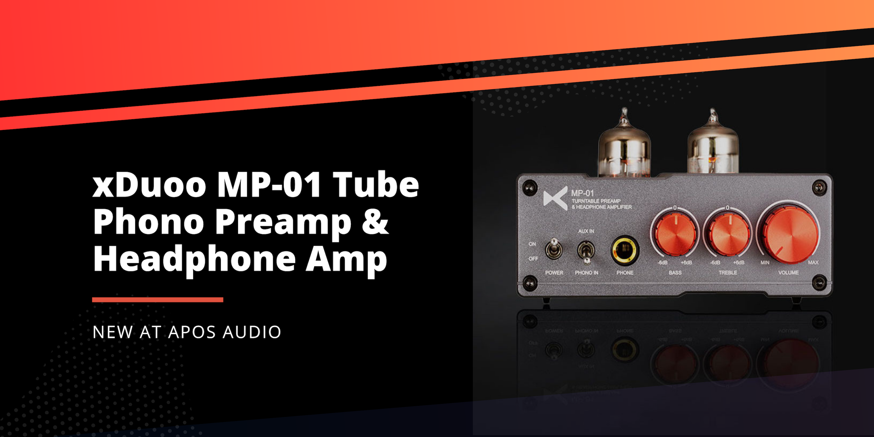xDuoo MP-01 Tube Phono Preamp & Headphone Amplifier – Apos Audio