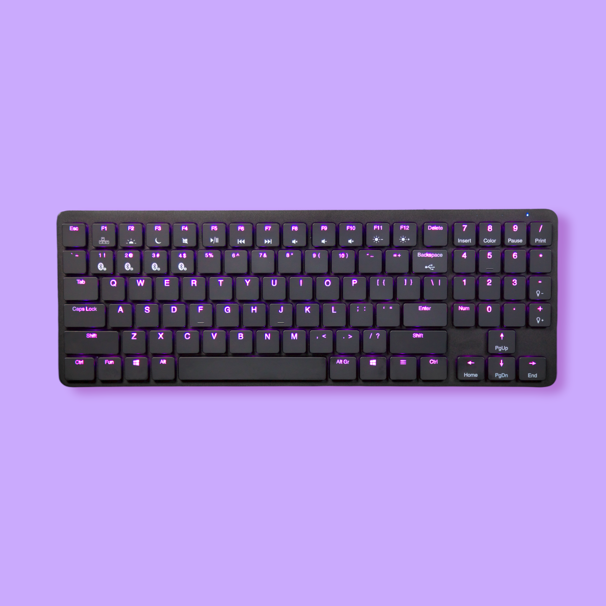 Hexgears X-1 Wireless Low Profile Mechanical Keyboard Black / Brown (Tacticle)