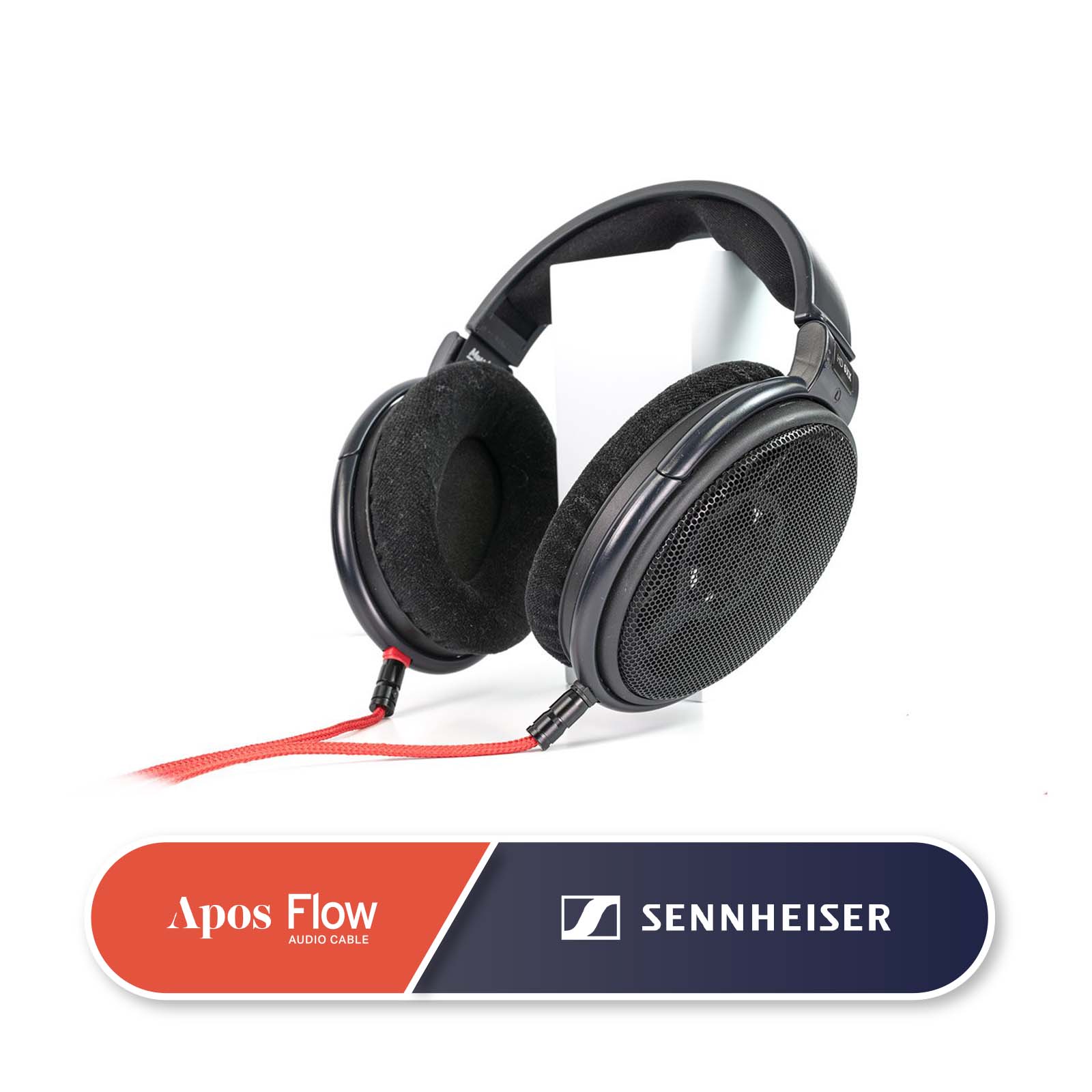 Apos Flow Headphone Cable for [Sennheiser] HD650 / HD600 / HD580 / HD6