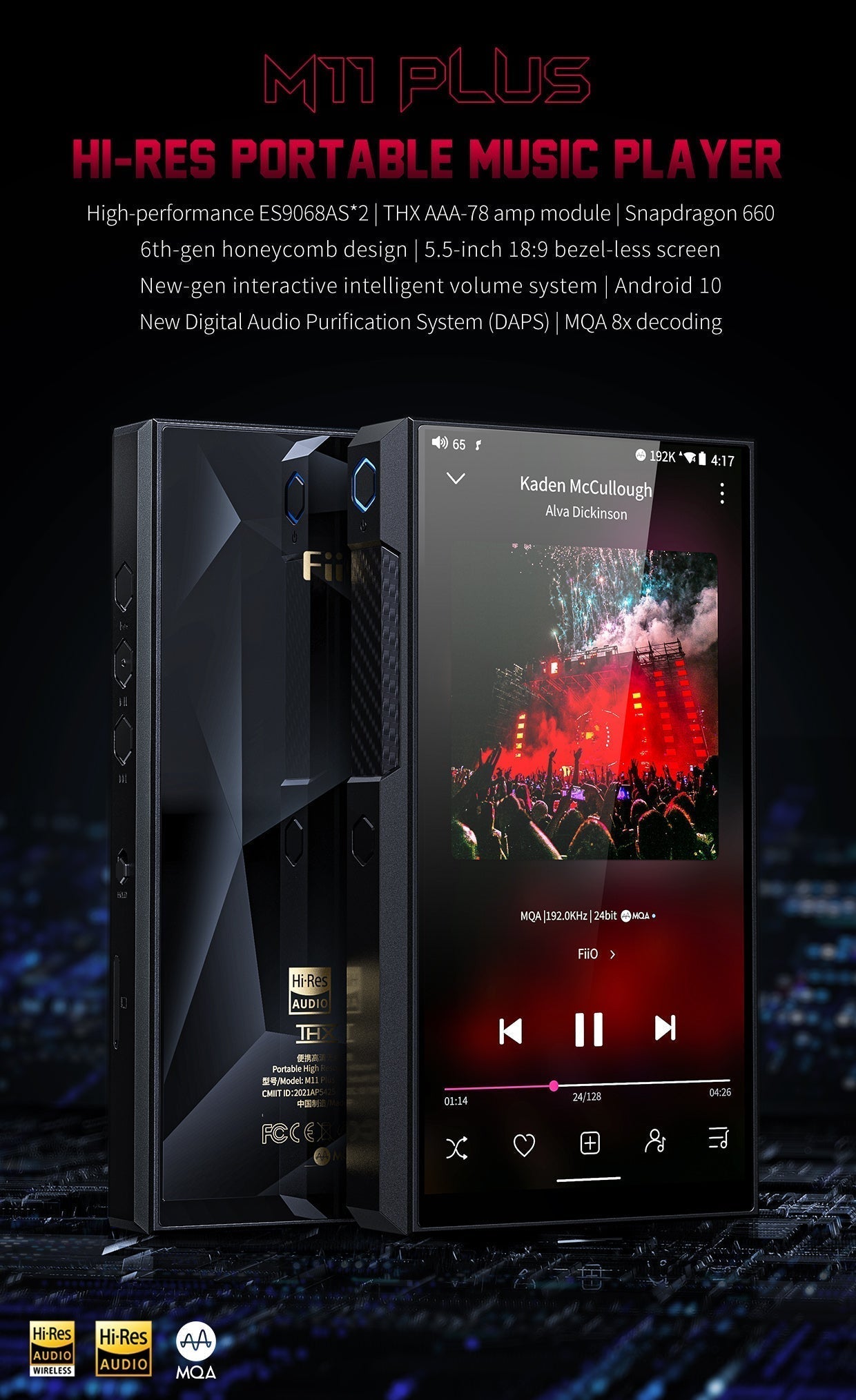 FiiO M11 Plus ESS DAP (Digital Audio Player) – Apos