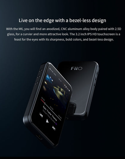 FiiO M6 Portable High-Resolution Lossless Music Player – Apos Audio