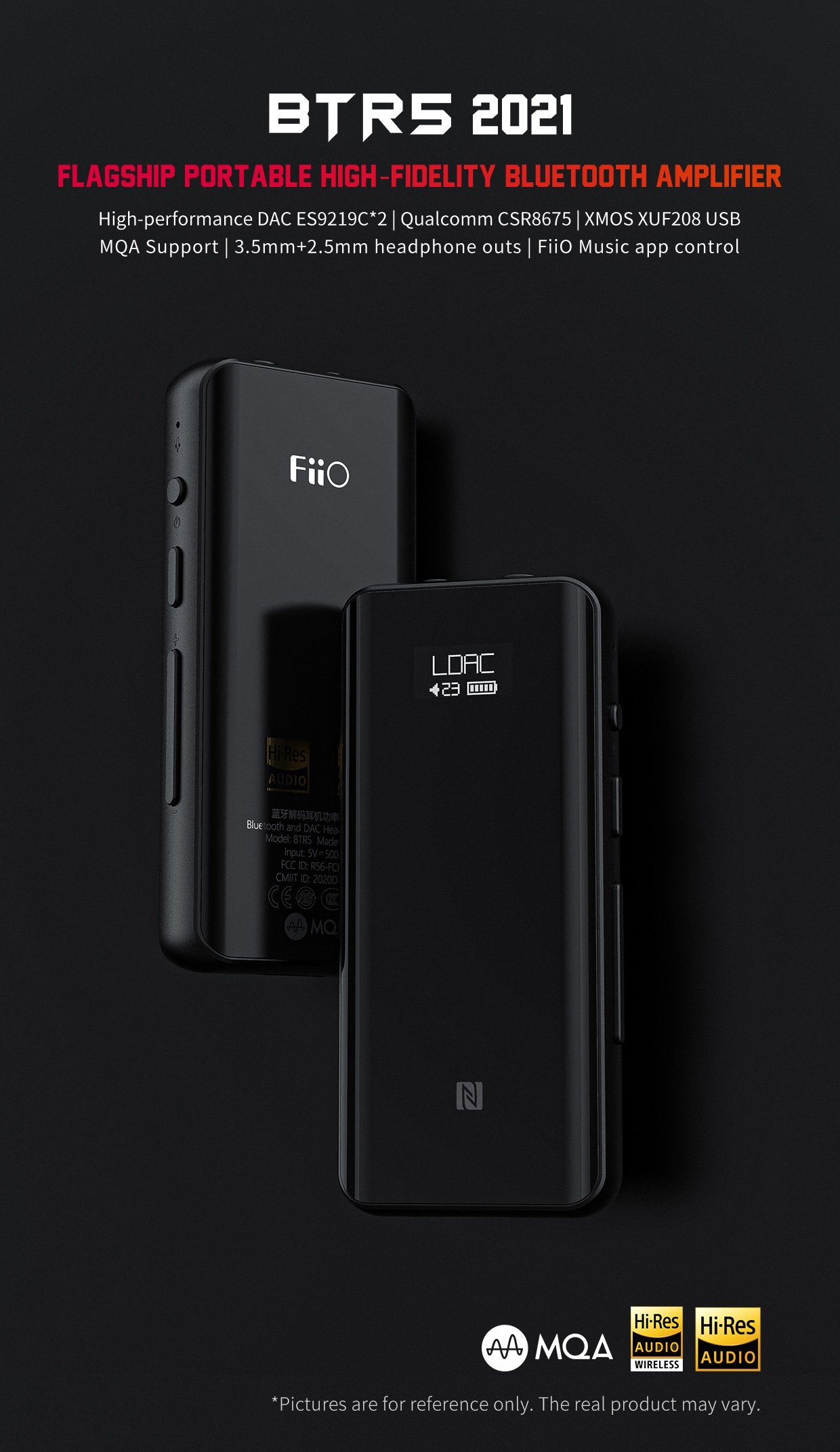 FiiO BTR5 2021 Portable Hi-Fi Bluetooth DAC/Amp – Apos Audio