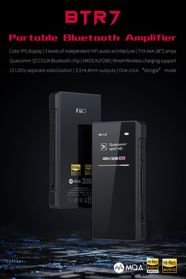 FiiO BTR7 Portable Hi-Fi Bluetooth DAC/Amp – Apos