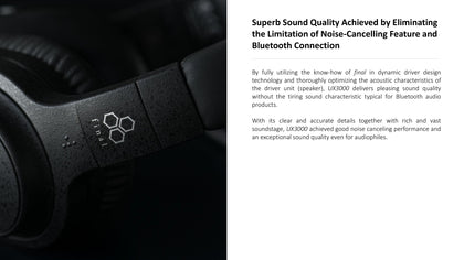 final UX3000 ANC Bluetooth Headphone – Apos Audio