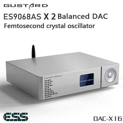 Gustard X16 MQA DAC (Digital-to-Analog Converter) – Apos