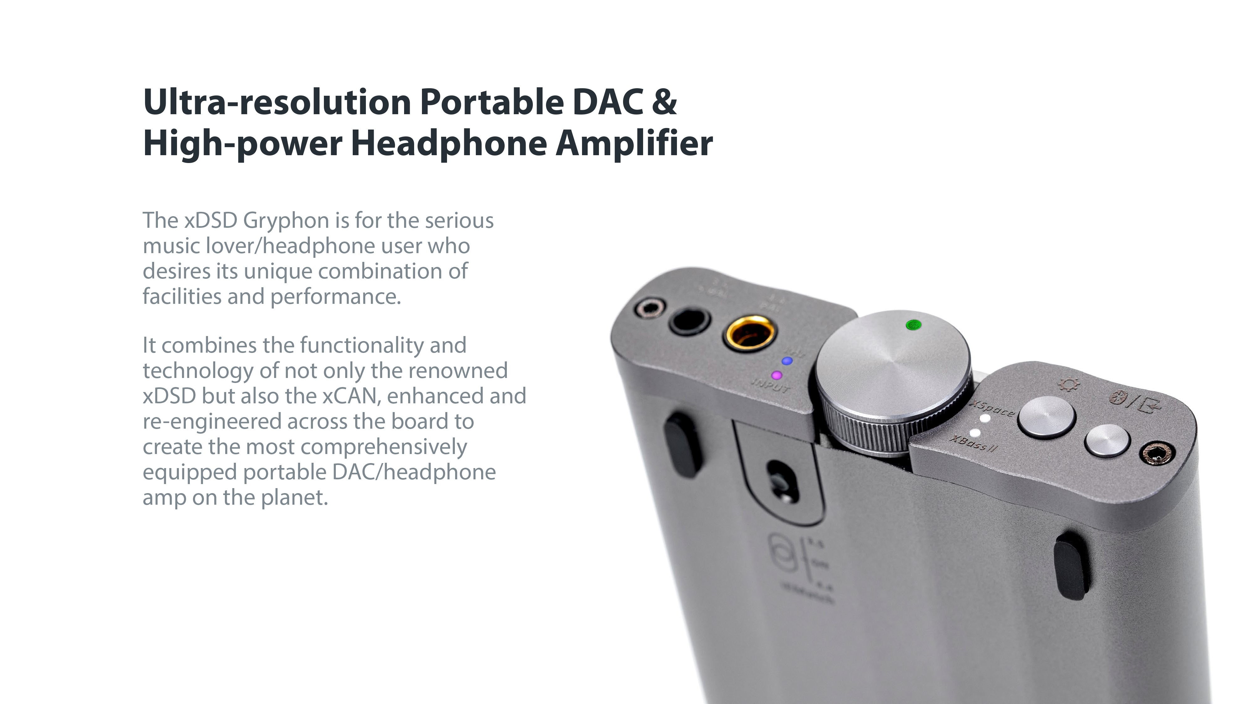 iFi xDSD Gryphon Portable DAC/Amp – Apos Audio