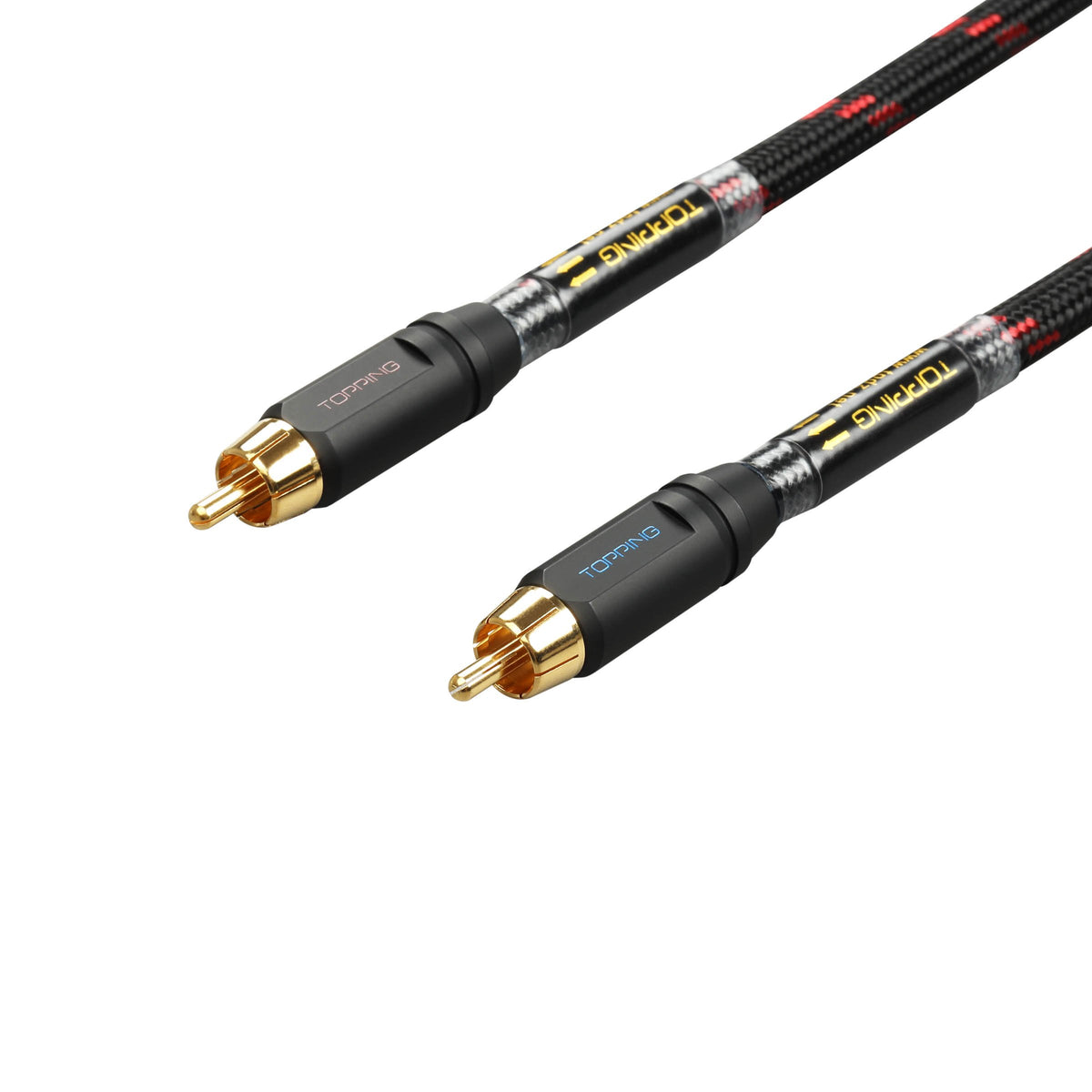 TOPPING TCR2 6N Single Crystal Copper RCA Cables