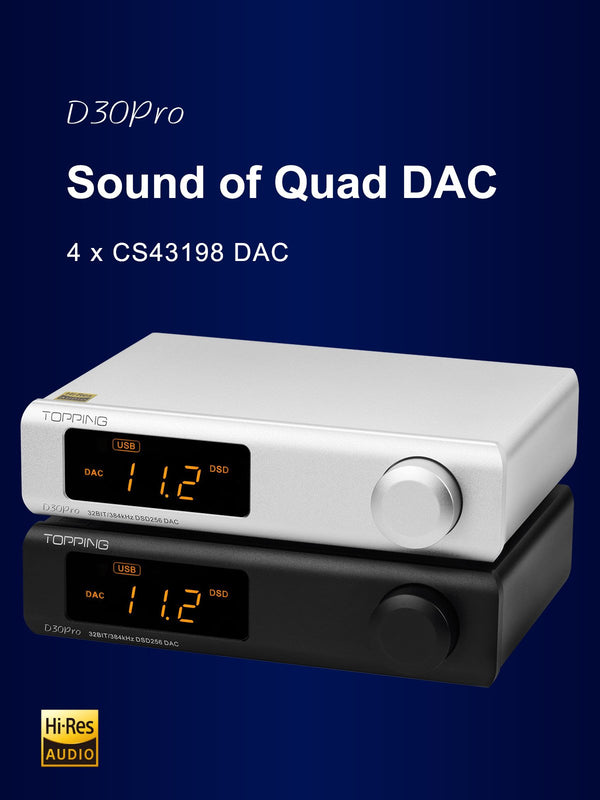 paraply talentfulde Ritual TOPPING D30 Pro Desktop DAC – Apos Audio
