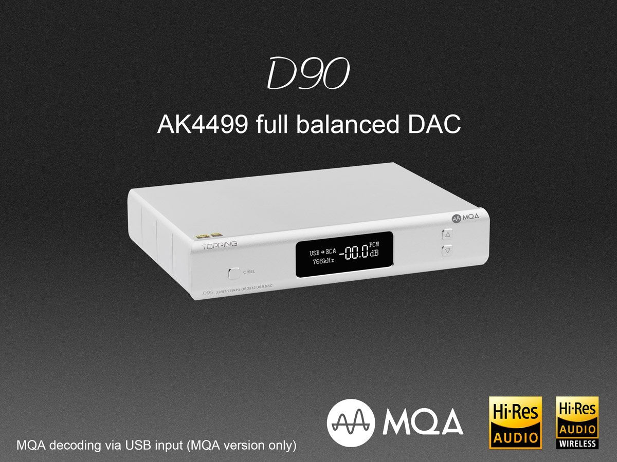 ハイエンドDAC topping D90 AK4499仕様(非MQA) | nate-hospital.com