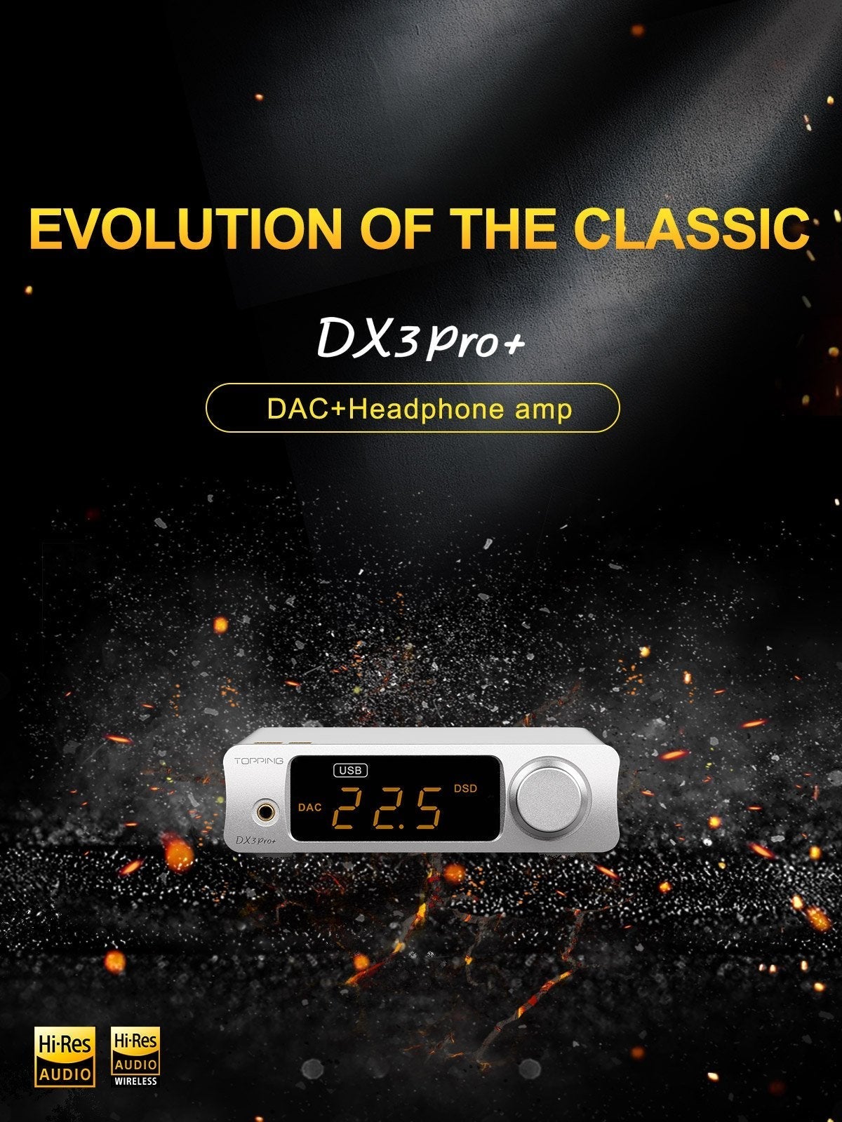 TOPPING DX3 Pro+ Bluetooth DAC/Amp (Apos Certified) – Apos Audio