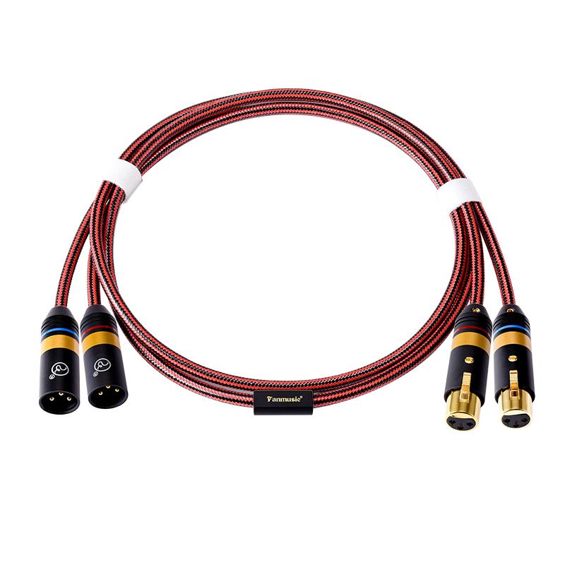 ZY 2XLR-F to 2XLR-M Balanced Signal Line Advanced Edition ZY-393 Cable