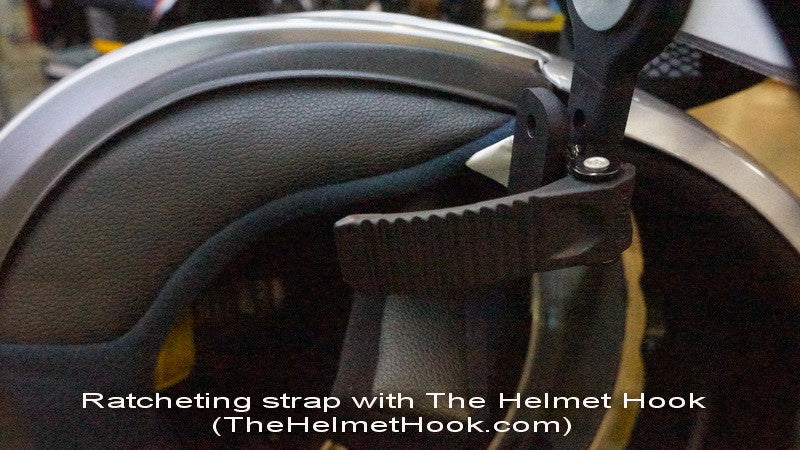 helmet ratchet strap lock