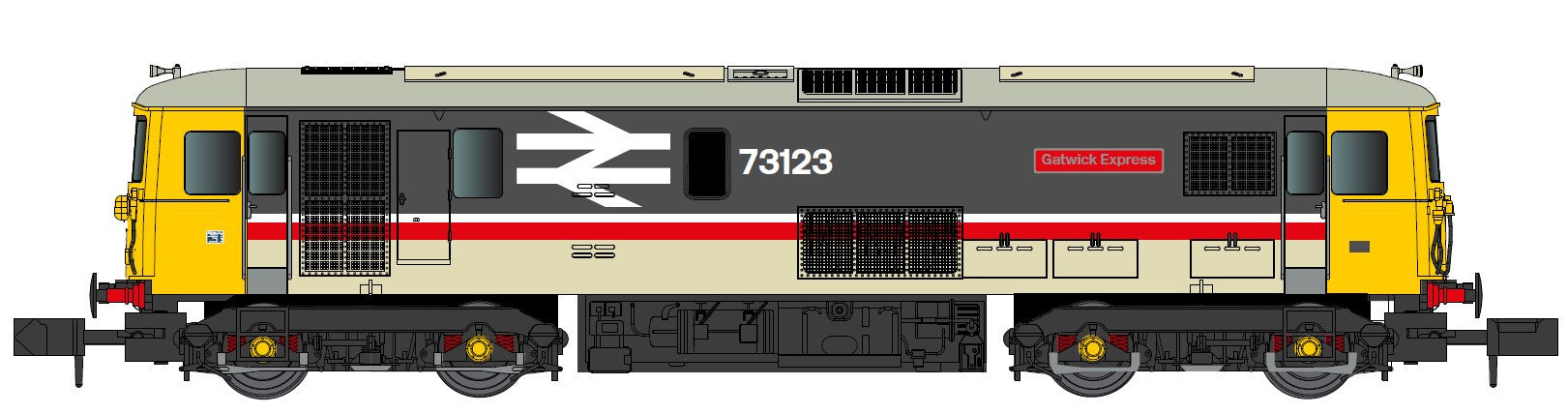 Gaugemaster Collection GM2210210 Class 73 123 'Gatwick Express' BR IC  Executive Large No's Diesel Locom – Rails of Sheffield