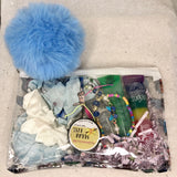 Blue Poof Butterfly Pouch