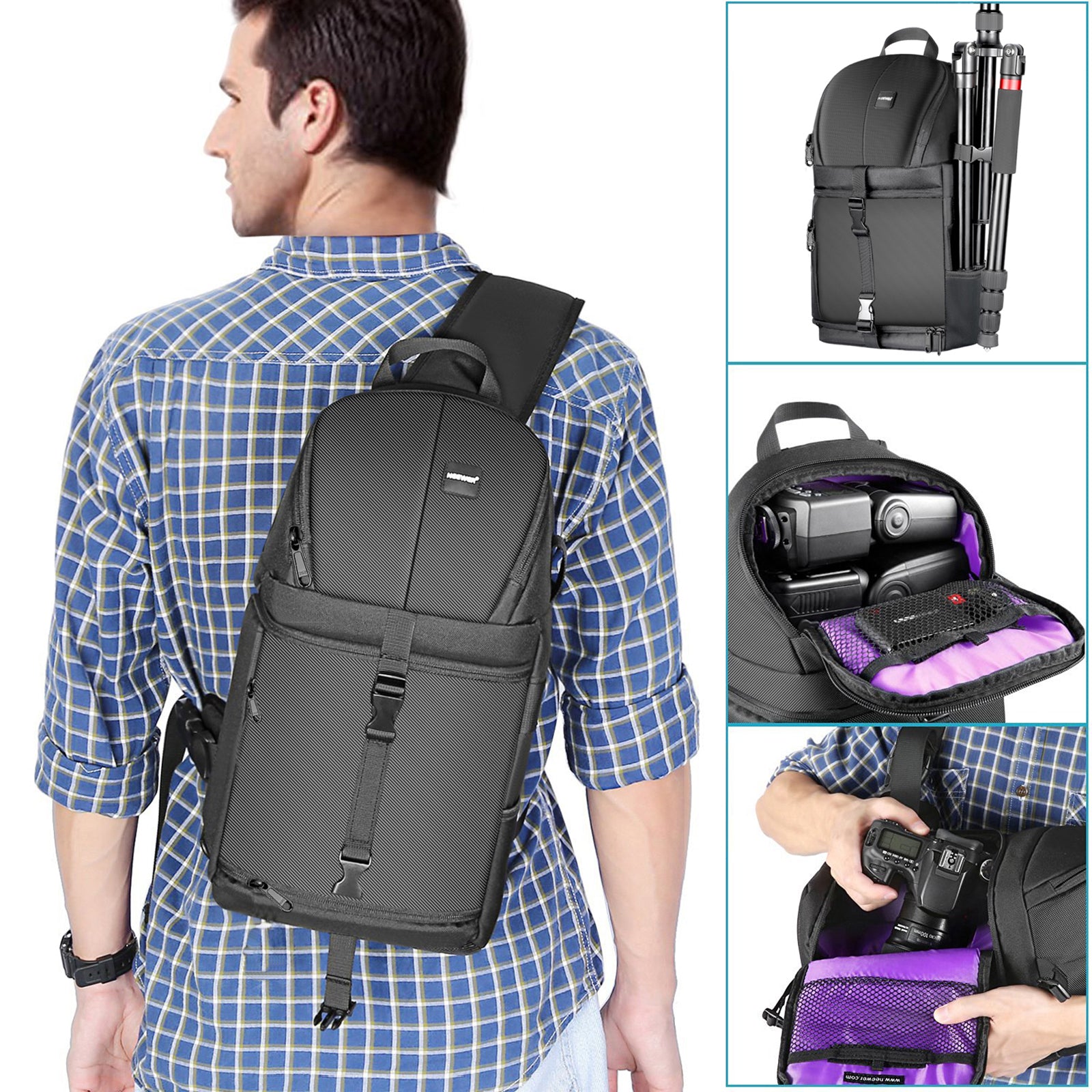 NEEWER SR005 2 Pack Backpack Strap Pads - NEEWER