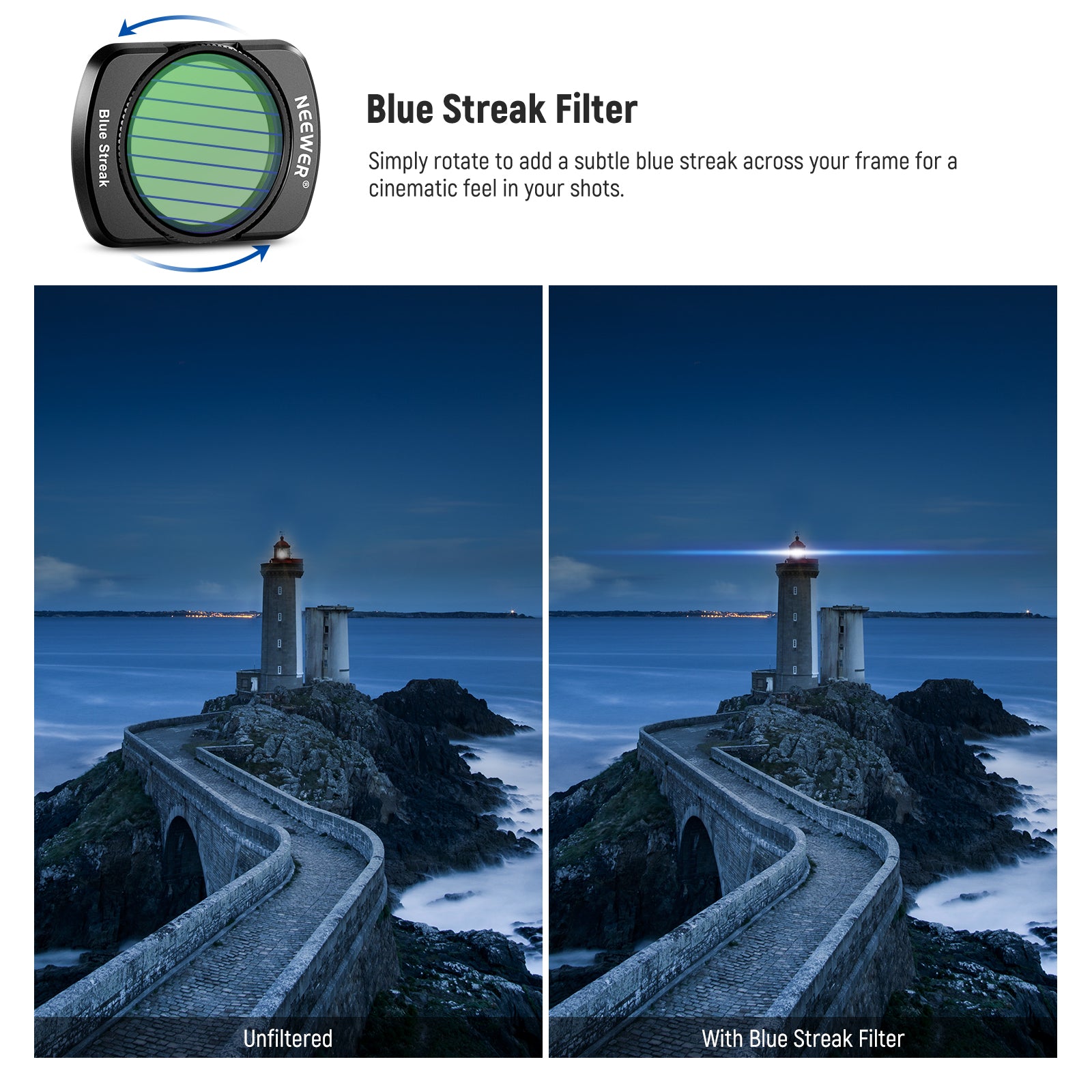 Blue Streak Filter Test