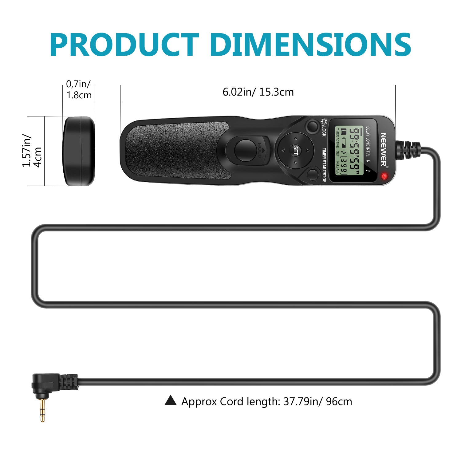 NEEWER Timer Remote Control for Canon