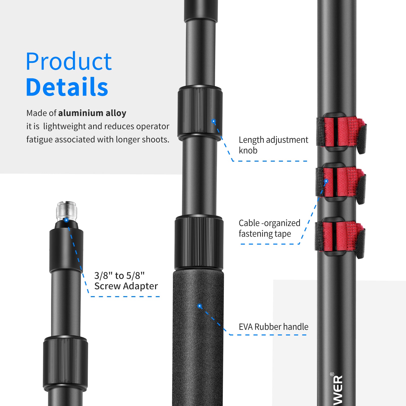 NEEWER 2.6M x 3M Background Support System Lighting Kit - NEEWER