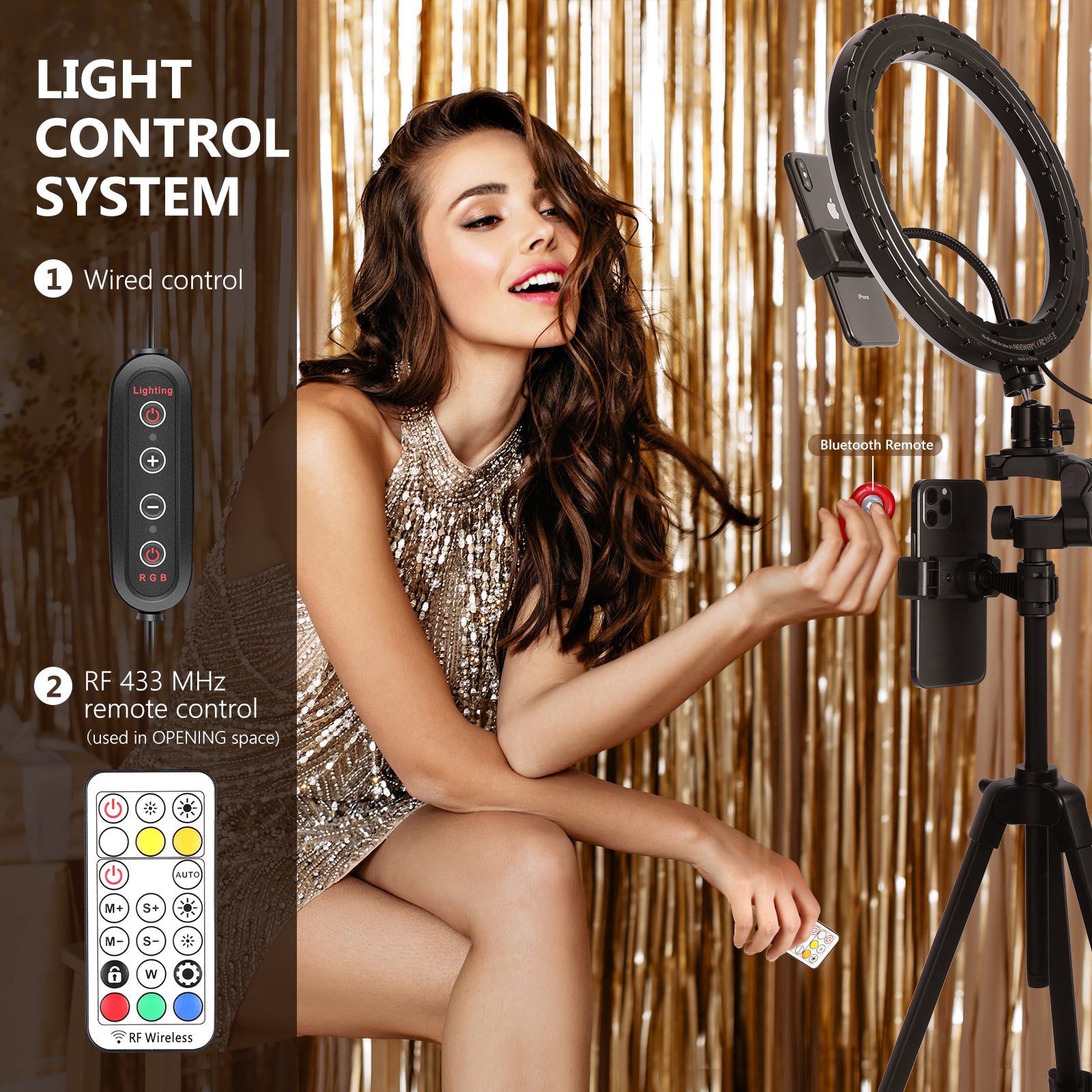Acquista Neewer 2pcs LED USB Video Luce Dimmabile 5600K Desktop Live  Fotografia Riempimento Luci Con Supporto Per Treppiede Regolabile e Filtri  a Colori dalla Cina