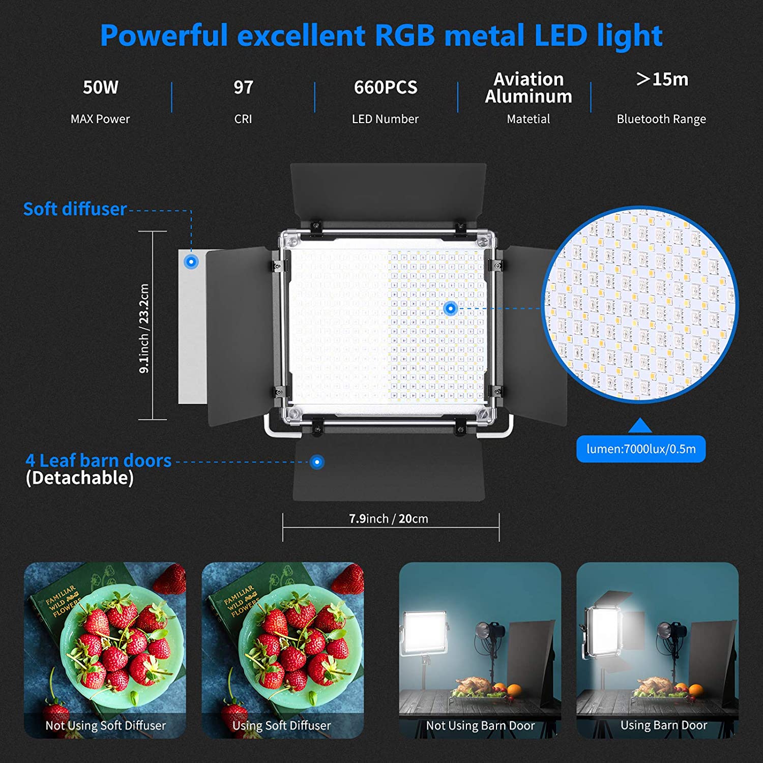 NEEWER NL660 Bi-Color LED Panel Light - NEEWER