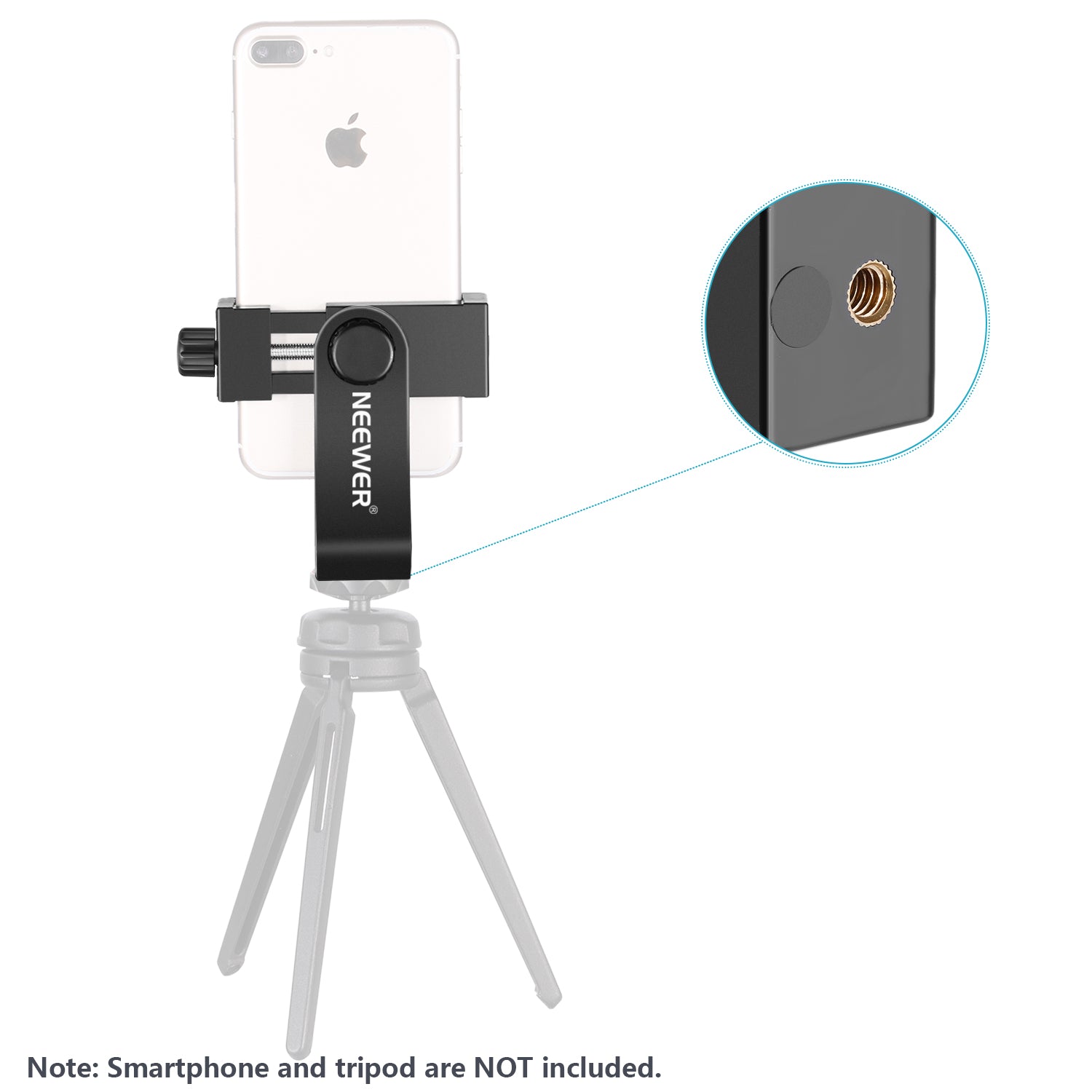 NEEWER RGB Luz Selfie con Clips para Teléfono/Ordenador Portátil