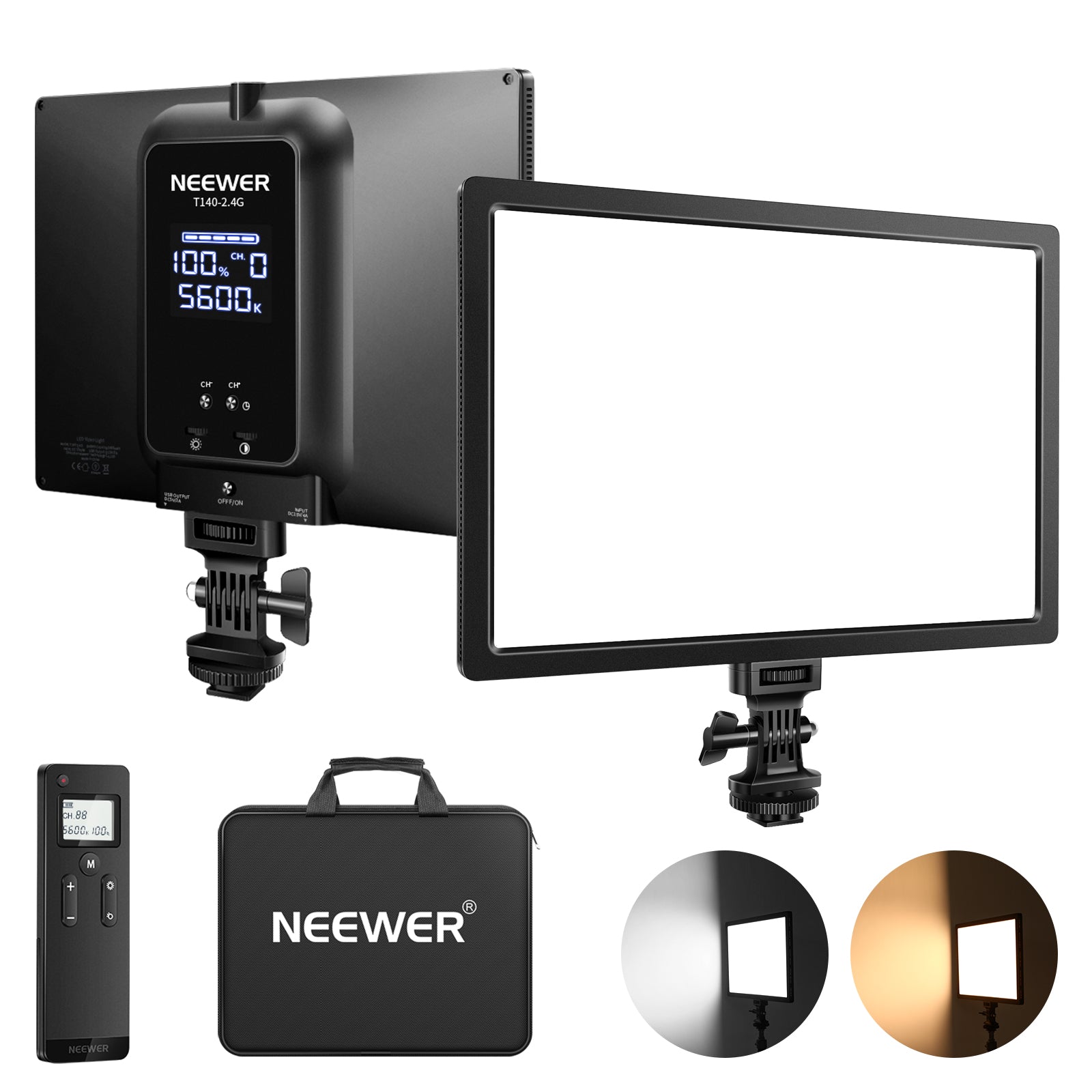 Neewer Bi-color 660 LED Video Light & Stand Kit Unboxing and Setup