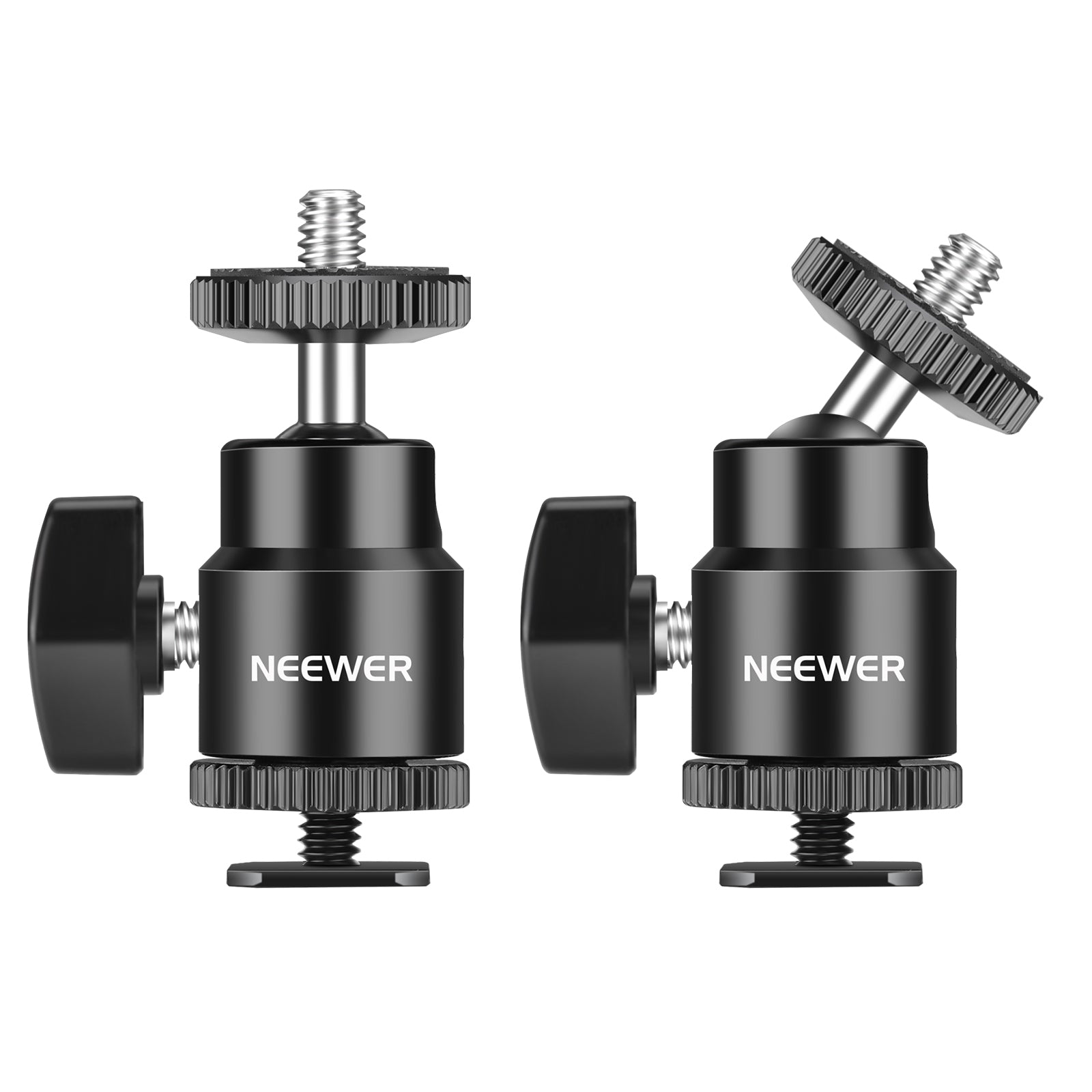 NEEWER 2 Pack Tabletop Dimmable 5600K USB LED Video Lighting with Colo