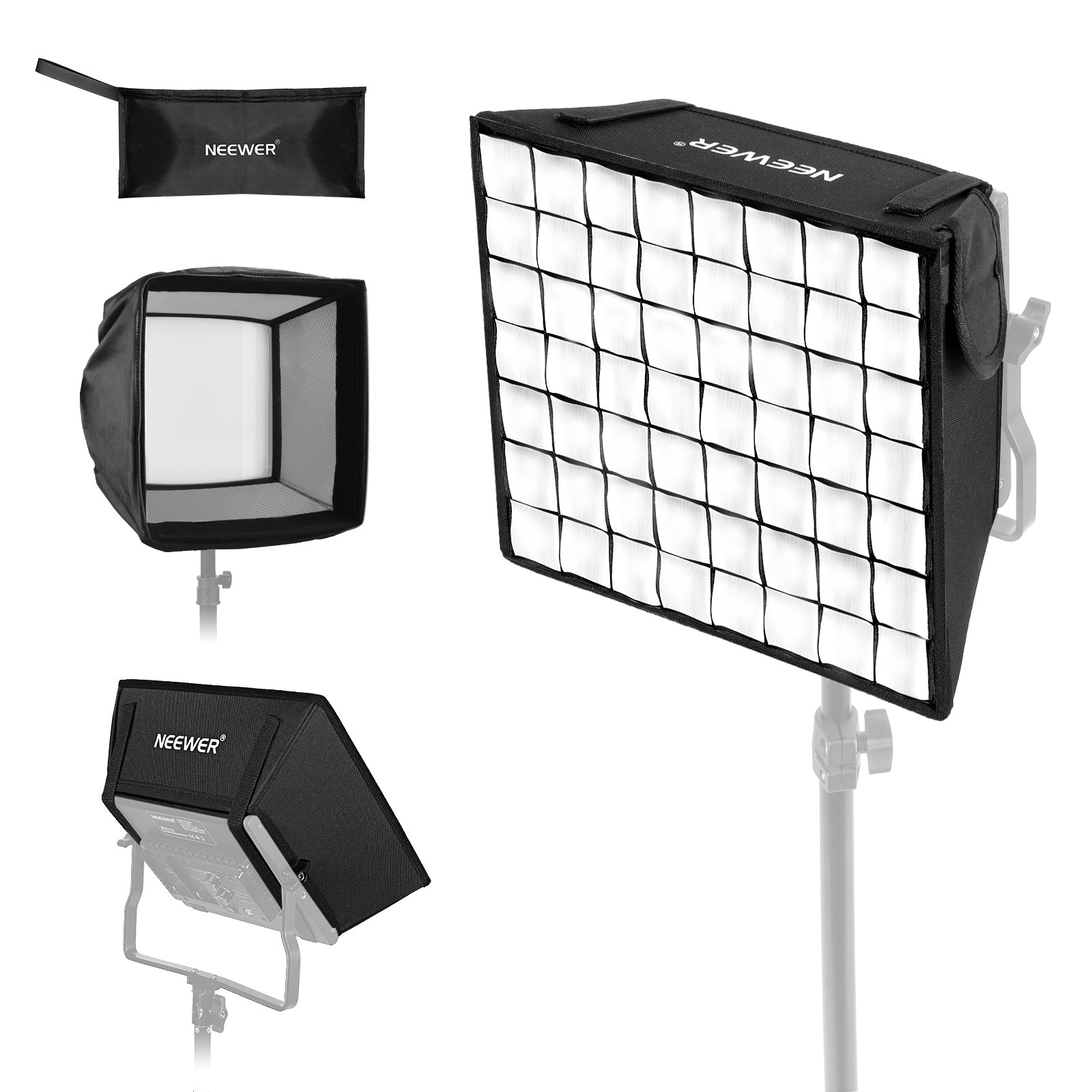 Rent a Neewer 660 Pro RGB Smart Metal LED Light With Stands 3 Pack, Best  Prices