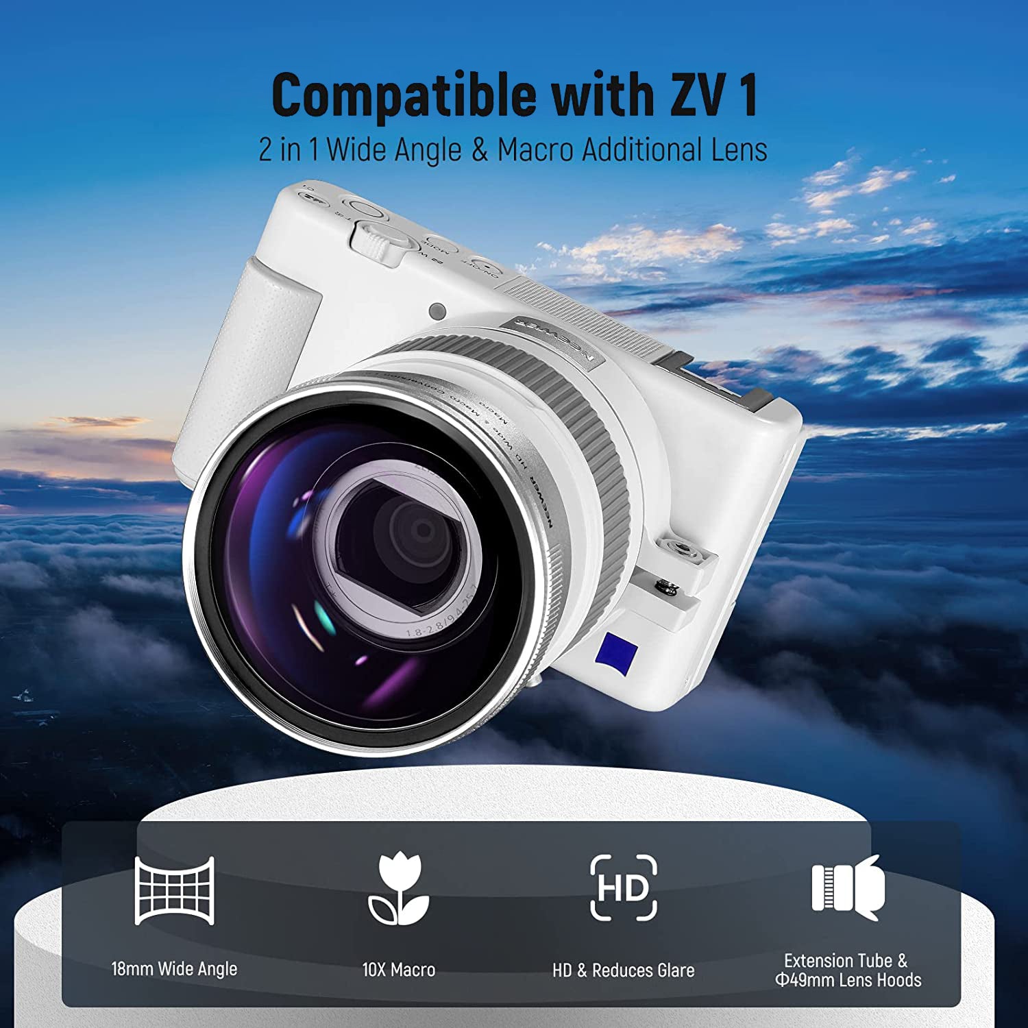 NEEWER Wide Angle & Macro Lens for Canon G7X Mark III - NEEWER – NEEWER.EU
