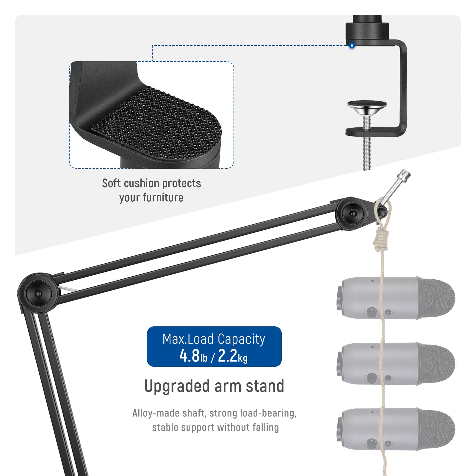 NEEWER CM20 Studio 4-in-1 PC USB Condenser Microphone Kit