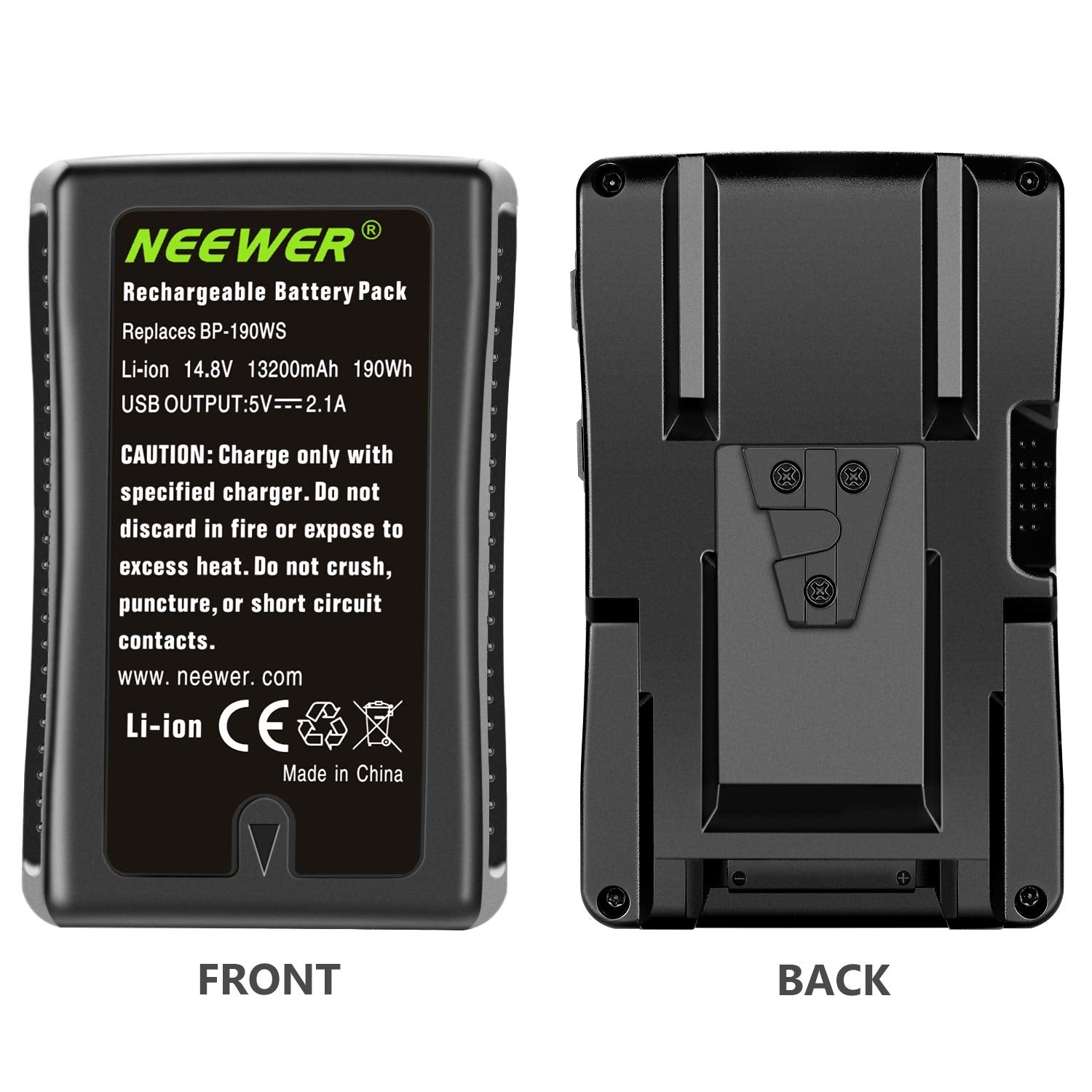 NEEWER VB-A1 V Mount Battery Adapter Plate - NEEWER